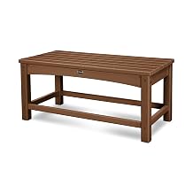 POLYWOOD CLT1836TE Club Coffee Table, Teak