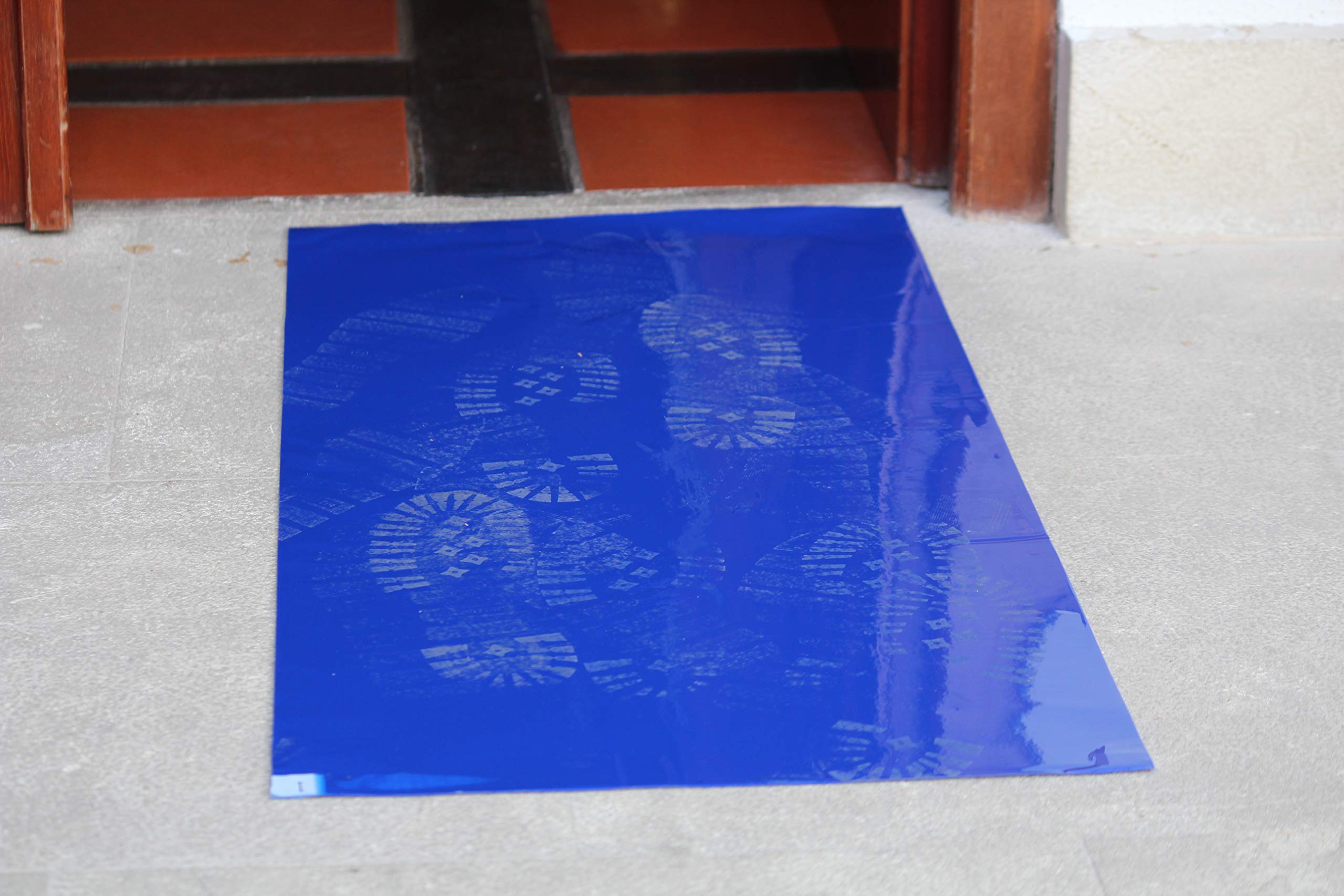 TAPPETO DECONTAMINANTE con 30 fogli. 1 Tappeto con 30 strati adesivi che eliminano gli agenti contaminanti dalla suola delle scarpe. Ufficio, ristorante, casa..