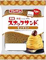 Amazon.co.jp: 黒糖スナックサンド モンブラン 2個入 : 食品