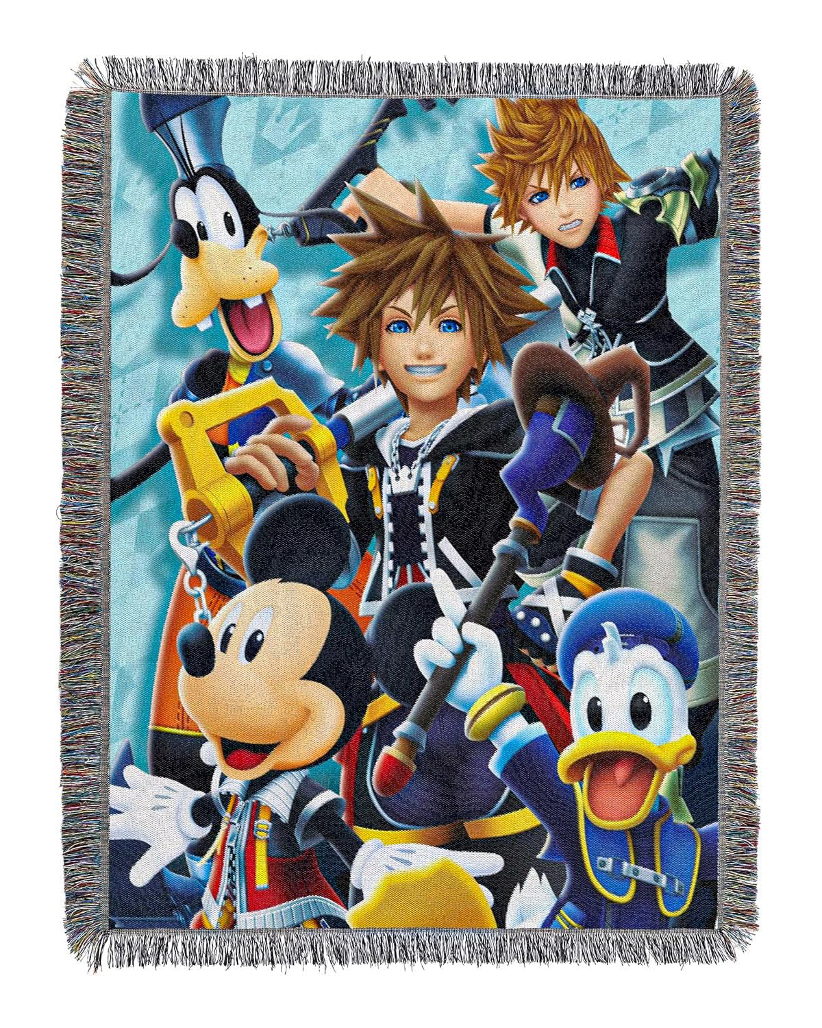 Northwest Kingdom Hearts, Ready for The Road, 48" x 60" Throw, Woven Tapestry Blanket