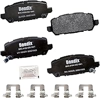 Vista 35 de Bendix Priority1 CFC154 - Juego de pastillas de freno de disco para Avanti II, Century, LeSabre, Regal, Riviera, chasis comercial, DeVille