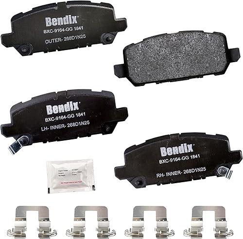 Miniatura 35 de Bendix Priority1 CFC154 - Juego de pastillas de freno de disco para Avanti II, Century, LeSabre, Regal, Riviera, chasis comercial, DeVille