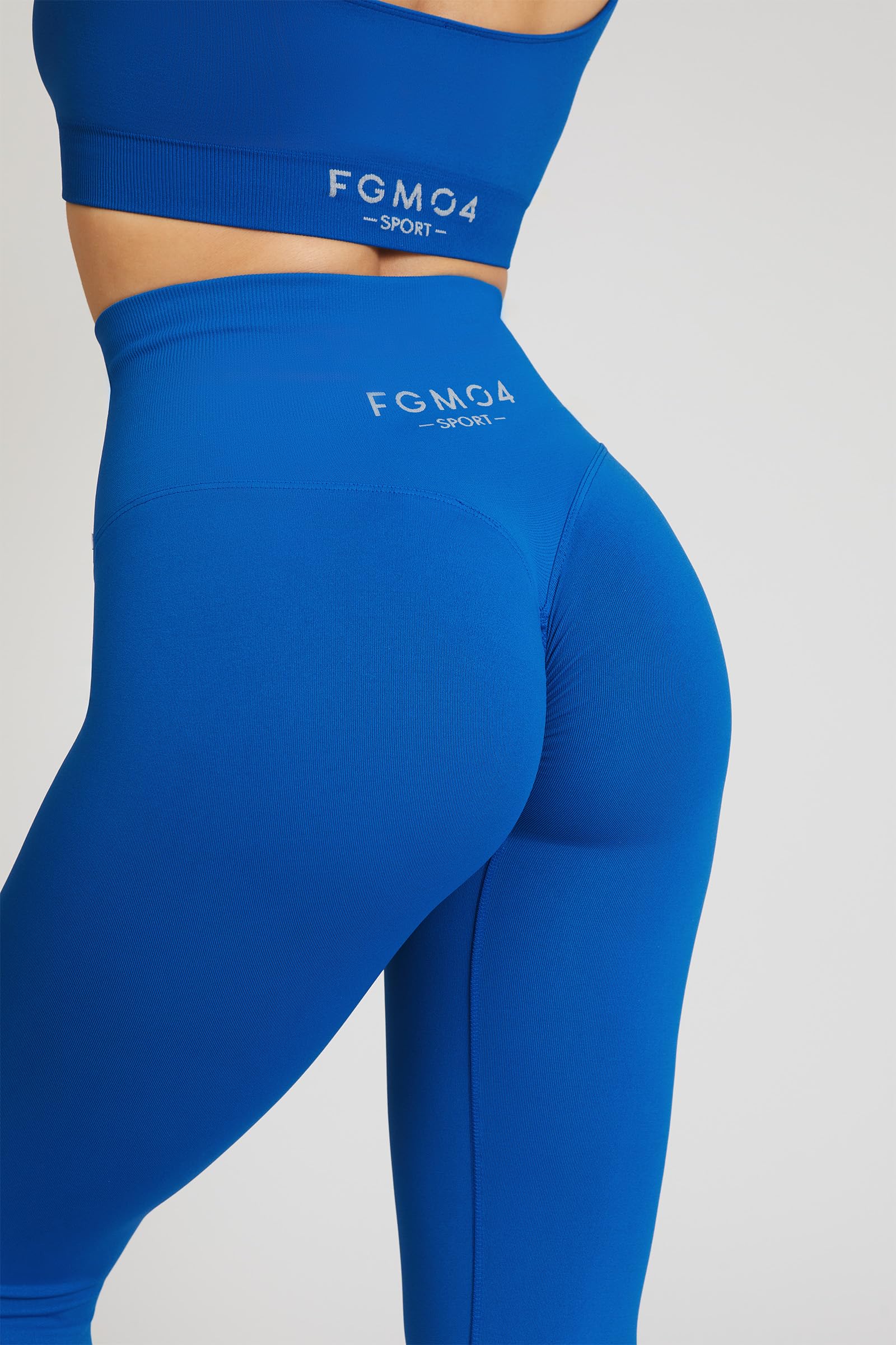 FGM04 Leggings Gym Fashion, Tessuto 4 Stagioni | Fascione a V 9 cm, arriccio posteriore, tessuto F.I.R. coprente, Oeko-Tex Classe 1 e fit regolare.