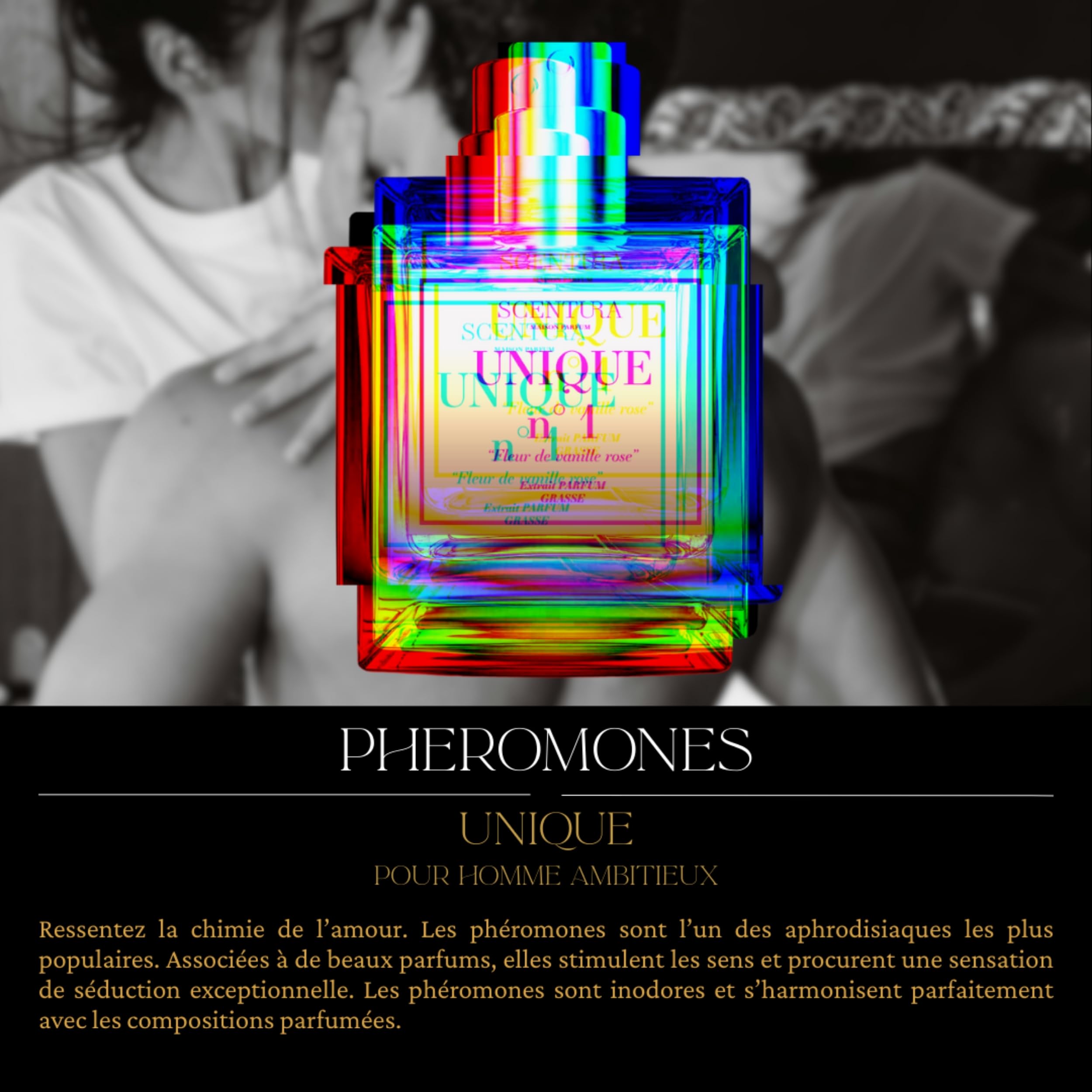 Élixir De Phéromones Pour Hommes Ambitieux | Parfum Masculin Intense | Fragrance de Séduction | Longue Tenue | Ambre Vanille Noire Musc | Eau Unique Et Inoubliable Men Spray Vaporisateur 30 ml France