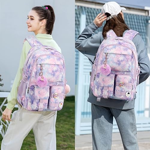 Miniatura 2 de Hidds Mochilas para laptop de 16 pulgadas, mochila escolar universitaria, mochila de viaje, bolsas de libros para adolescentes, niñas y mujeres,