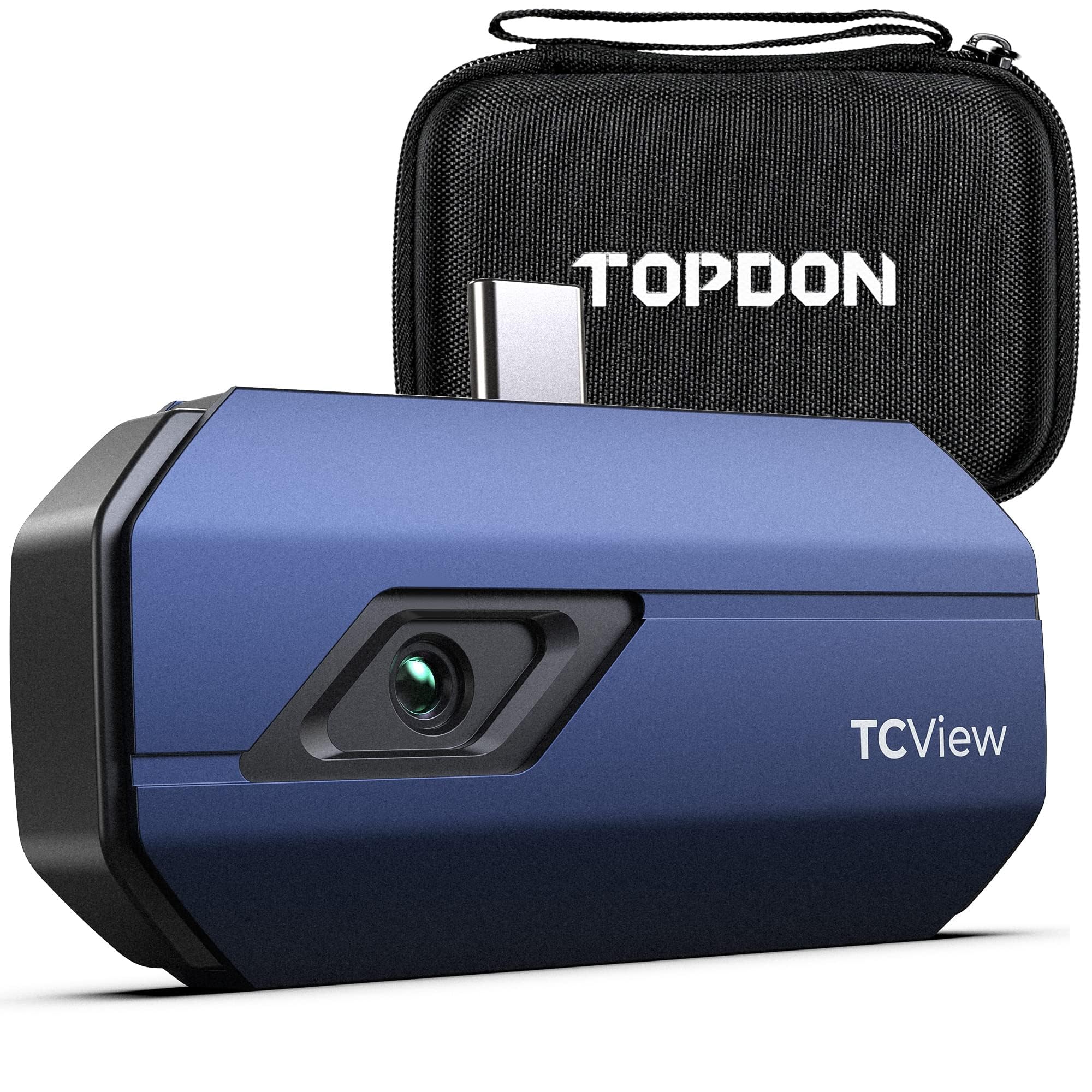 TOPDON TC001 Imageur Thermique, Caméra Thermique Infrarouge Android USB C, 512 * 384 TISR Haute Résolution, Clarté Thermique Accrue, -20℃ à 550℃, 0.1℃ Précision de Test pour Smartphone/Tablet/Windows
