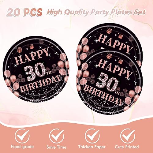 Miniatura 10 de 41 piezas de decoración de fiesta de cumpleaños de margaritas, vajilla de fiesta de margaritas blancas incluye 20 platos, 20 servilletas, 1 mantel