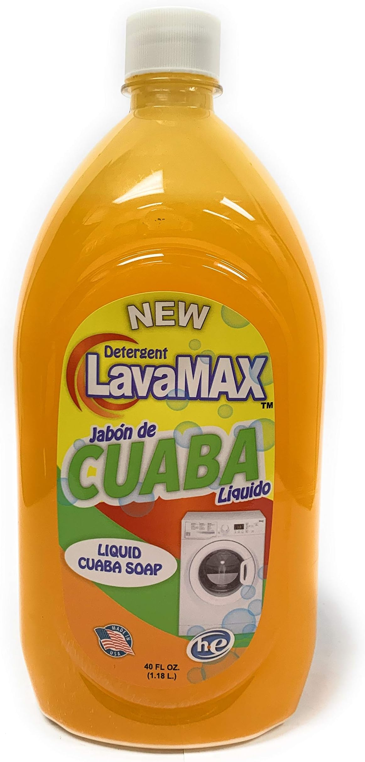LavaMAX Cuaba Liquid Soap - Liquid Detergent Ideal for Daily Laundry - Original Cuaba Scent - Phosphate Free (40 Ounce)