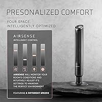 Vista 6 de Lasko Apex Tower Fans Oscillating Quiet 42" - 29 ft/s Airflow, 28 dB, 90° Oscillation, 12H Timer, Air Filter for Hair & Dust, Remote, Black, Floor