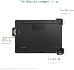 Ordinateur portable ASUS Chromebook, Écran HD de 11,6 po, MediaTek Kompanio 520, 4 Go RAM, 64 Go de stockage, Clavier résistant aux éclaboussures, Caméra HD avec obturateur de confidentialité, Protection antimicrobienne, ChromeOS, CZ1104CM2A-AS01-CB