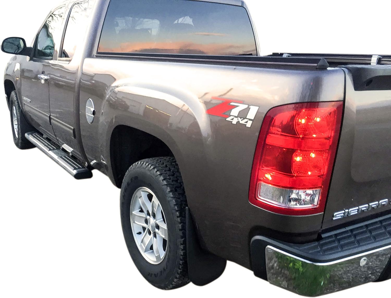 Red Hound Auto Heavy Duty Mud Flaps Compatible with GMC Sierra 1500 (2007-2013) & 2500 3500 (2007-2014) Splash Guards Front & Rear Molded Full 4pc Set (2007 Includes New Body Style Only)