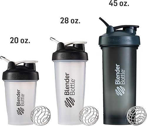 Miniatura 7 de BlenderBottle Pro45 botella mezcladora transparentenegro 45 oz GrisNegro