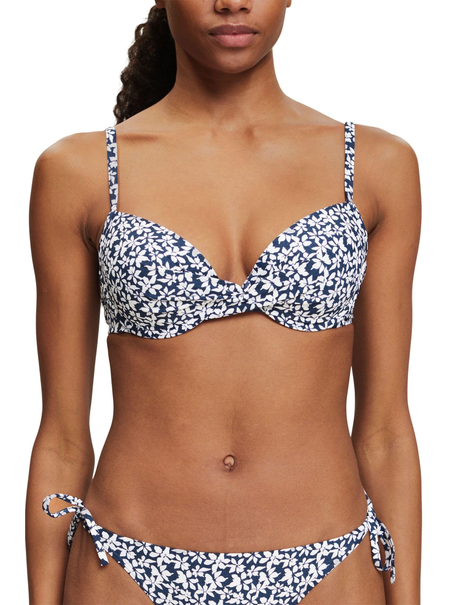 ESPRIT Women's Calusa Beach SSN N RCS Uw Bra Bikini, 400/Navy, 36 / C