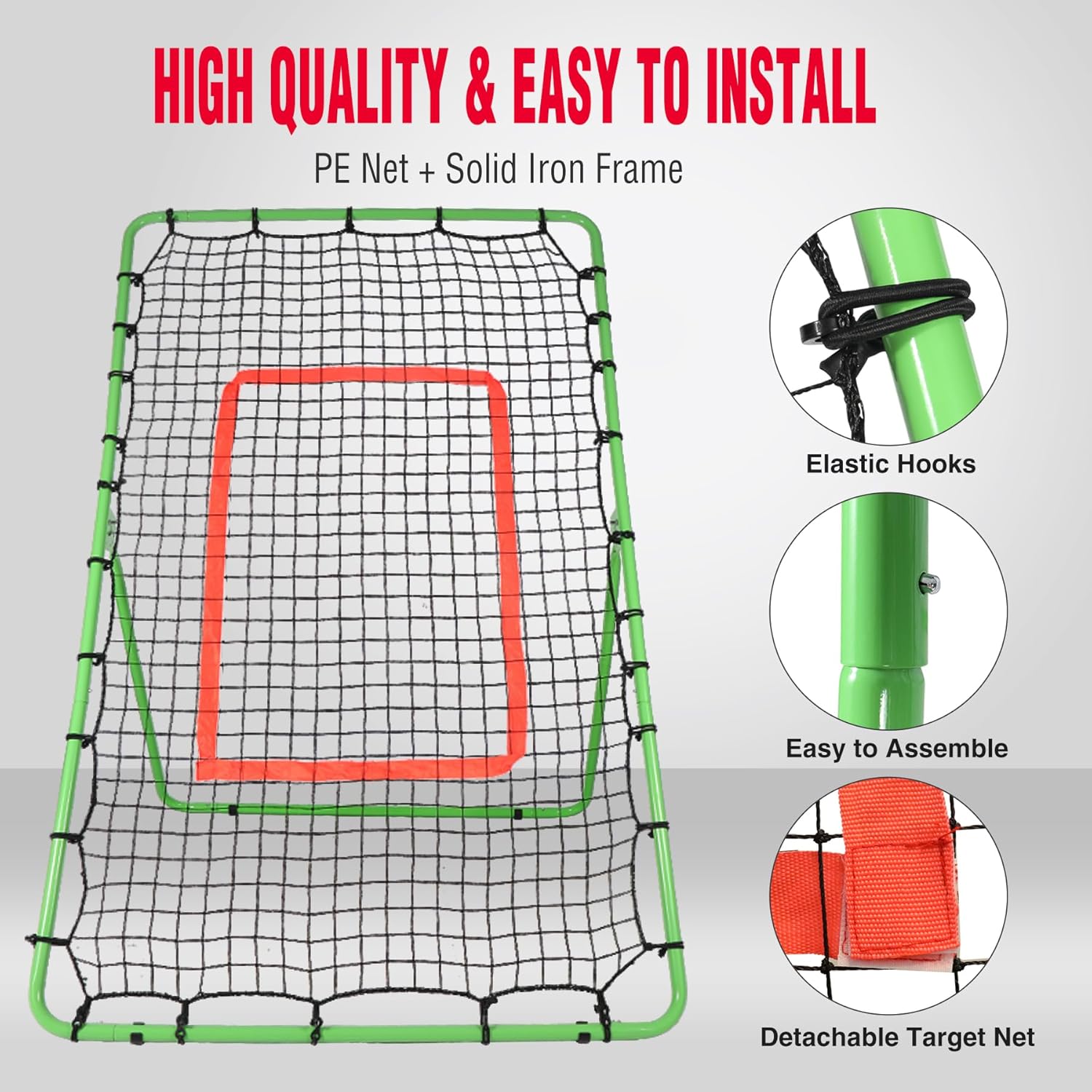 Lineslife Adjustable Agility Hurdles,4 Height Speed Training Hurdles, Portable Speed Training Equipment with Carry Bag for for Athletes,Kids,Soccer,Basketball