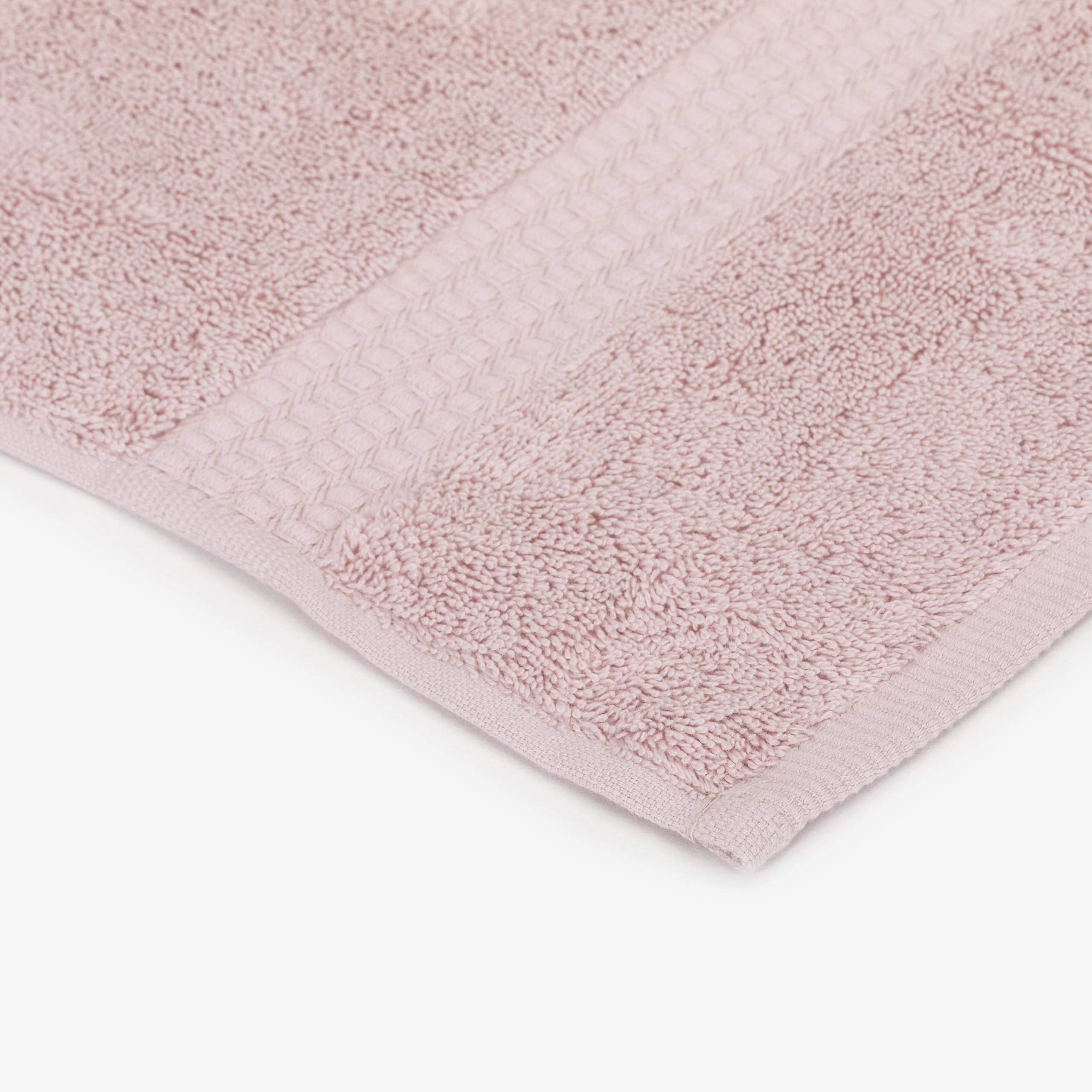 TRAMAS+ Juego de Toallas Premium 700gr de 6 Piezas, 100% Algodón, 4 Toallas de Mano 50x100 cm y 2 Toallas de baño de 70x140cm, Extra Suaves, Secado Rápido, Alta Absorción - Rosa Palo