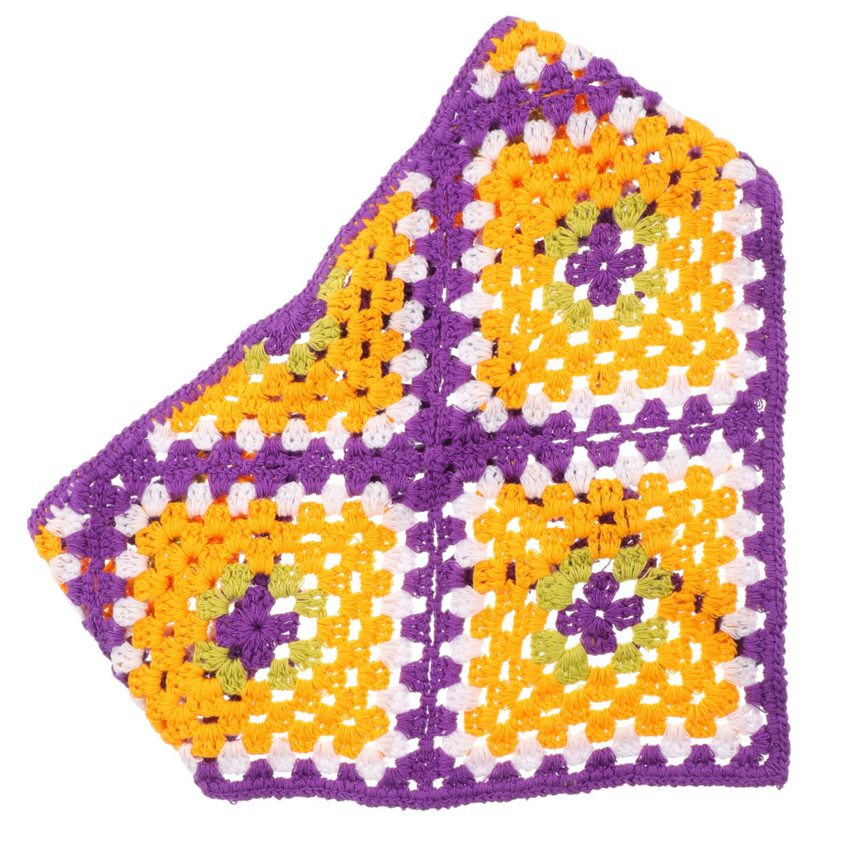 FRCOLOR 2Pcs Fascia Triangolare Fasce Di Trucco Fascia Lavorata A Maglia Delle Sciarpe Testa Fazzoletto All'Uncinetto Bandana Fasce All'Uncinetto Bandana