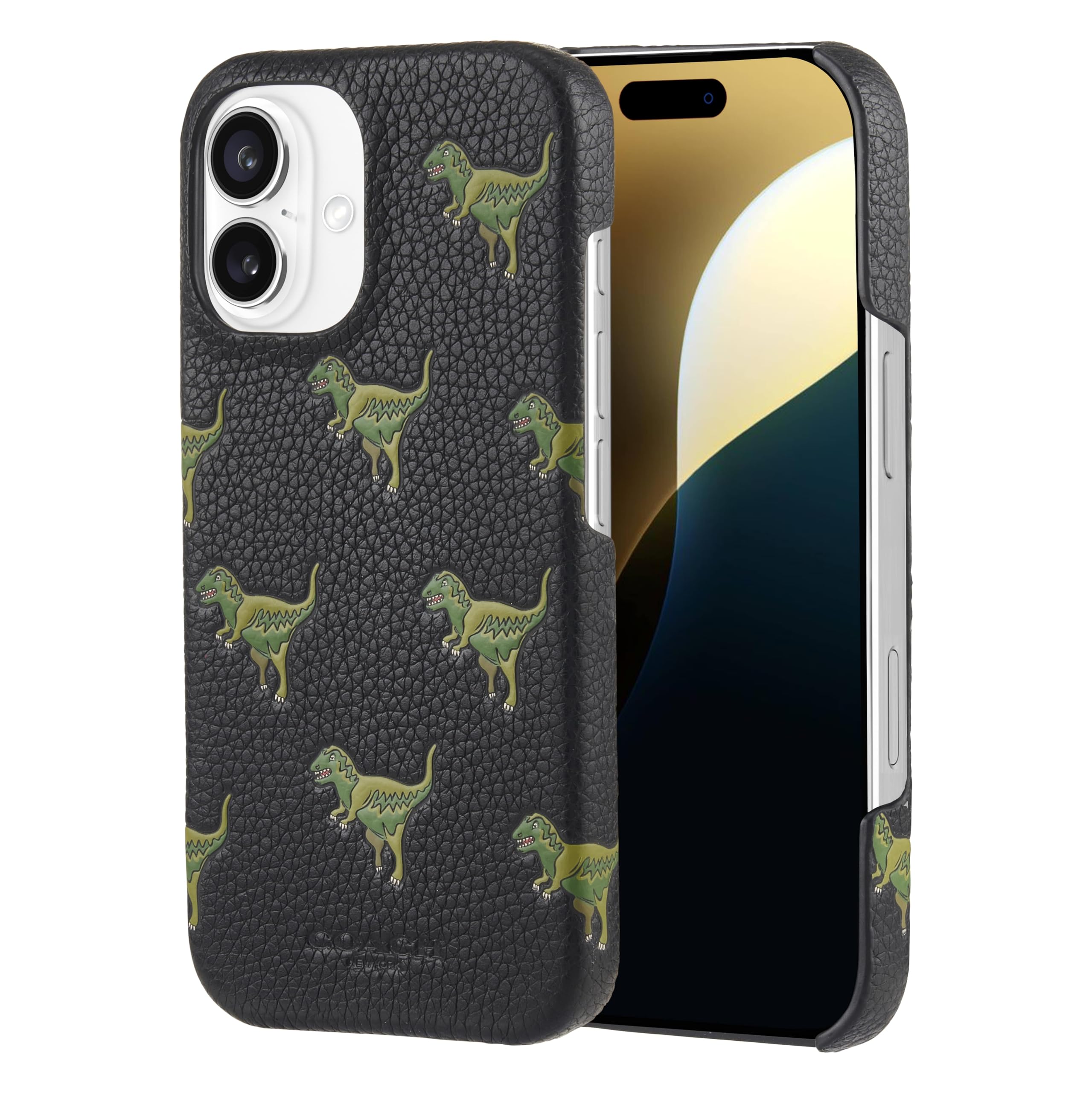 COACH スリムラップケース iPhone 16 恐竜柄【新品未開封】 COACH コーチ レキシーコレクション iPhone 16 Coach Leather