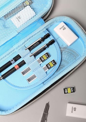 Miniatura 7 de Lifreer Recambios de plomo de 0.035 in (680 unidades), repuestos irrompibles de 0.035 in y 2 borradores de alta calidad, de larga duración, minas de