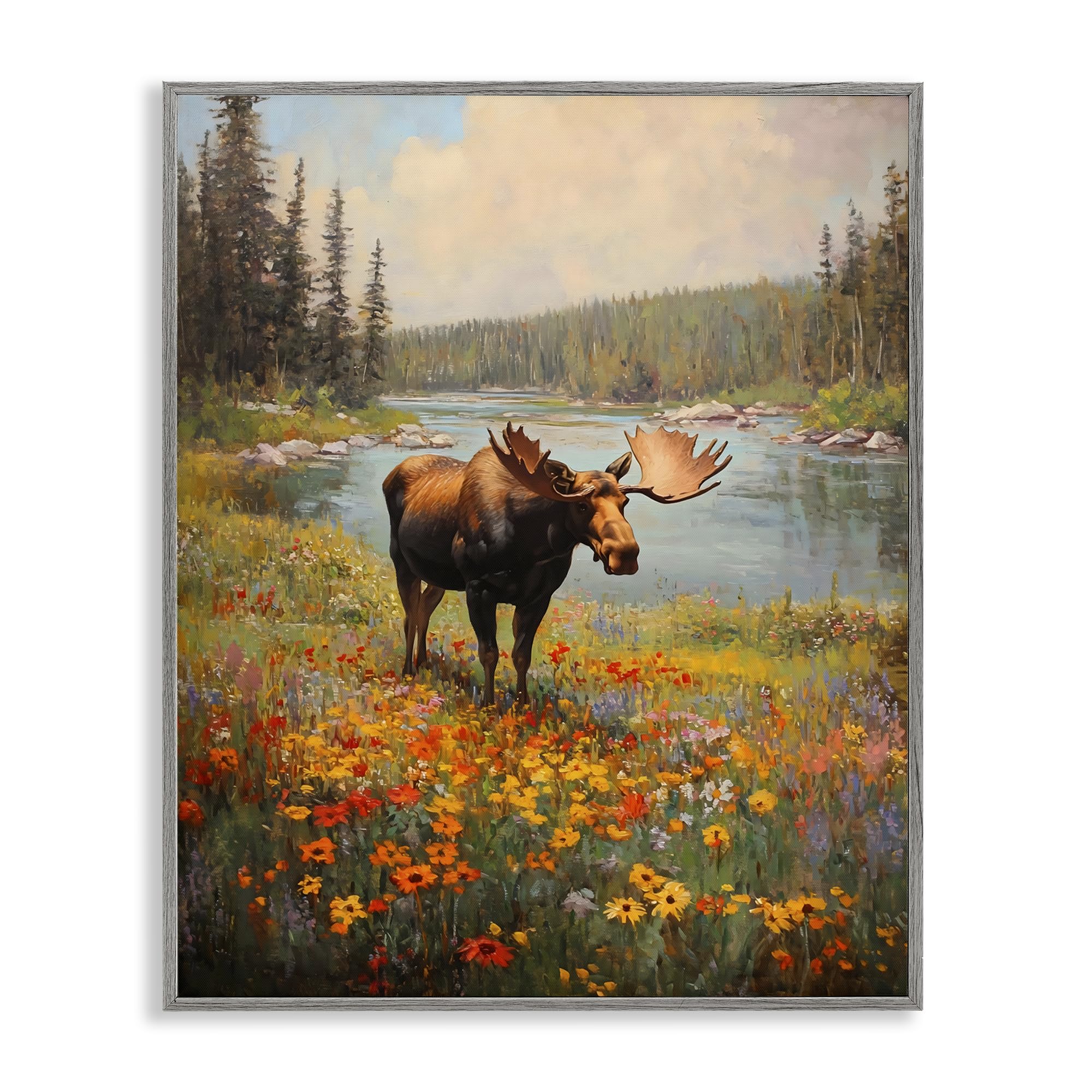Mur vide ? Habillez-le avec le cadre orignal dans les fleurs 35 cm - 8