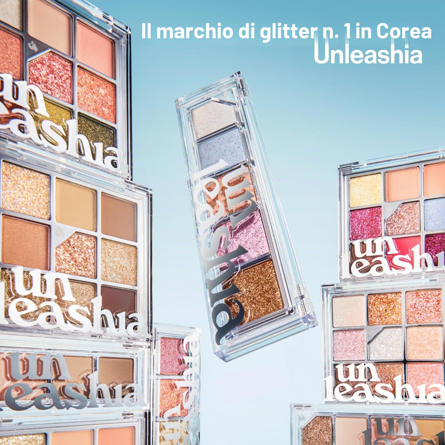 UNLEASHIA | Palette occhi Glitterpedia NO.2 Tutto marrone