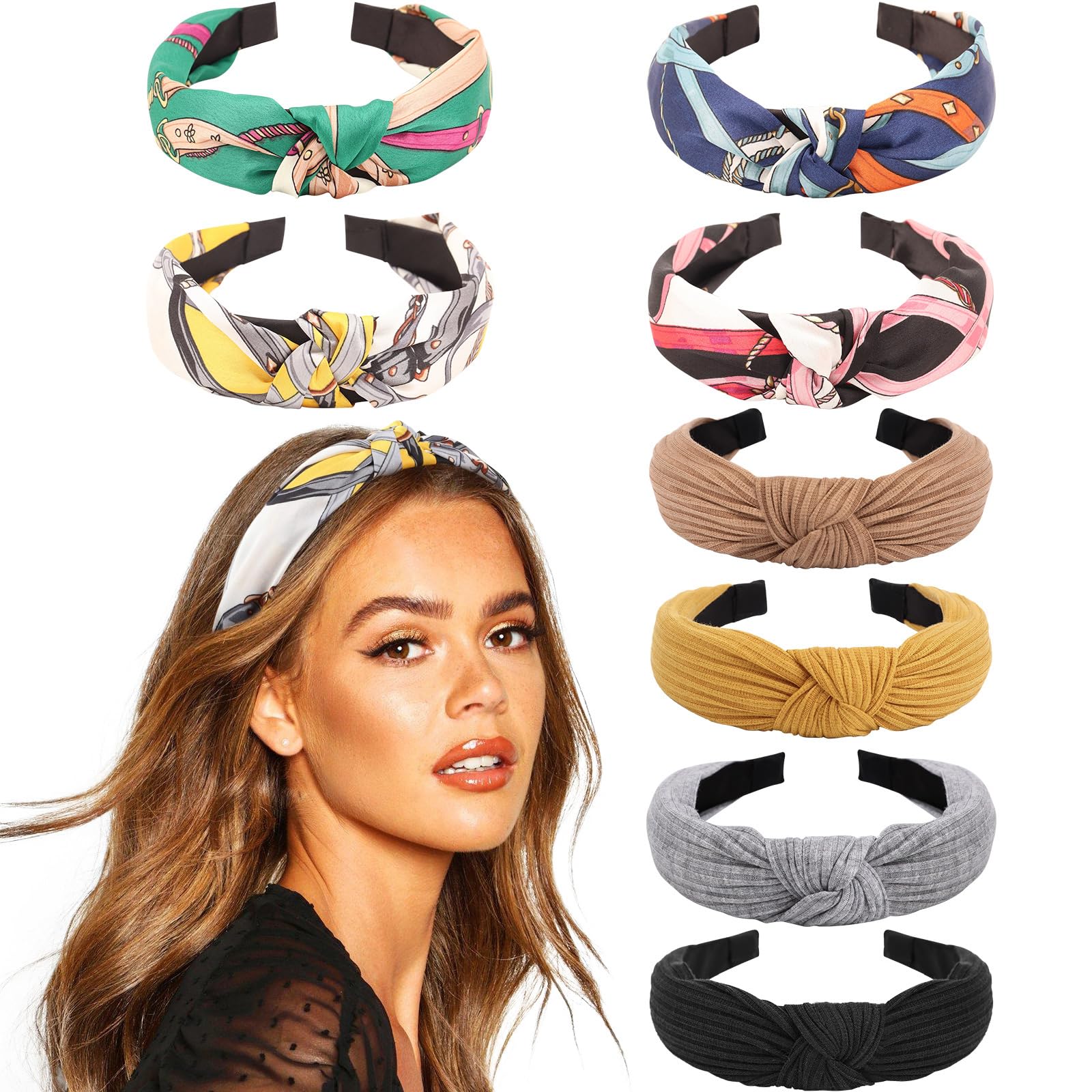 Wholesale Boho Top Knot Turban Hairbands For Your Store - View #7