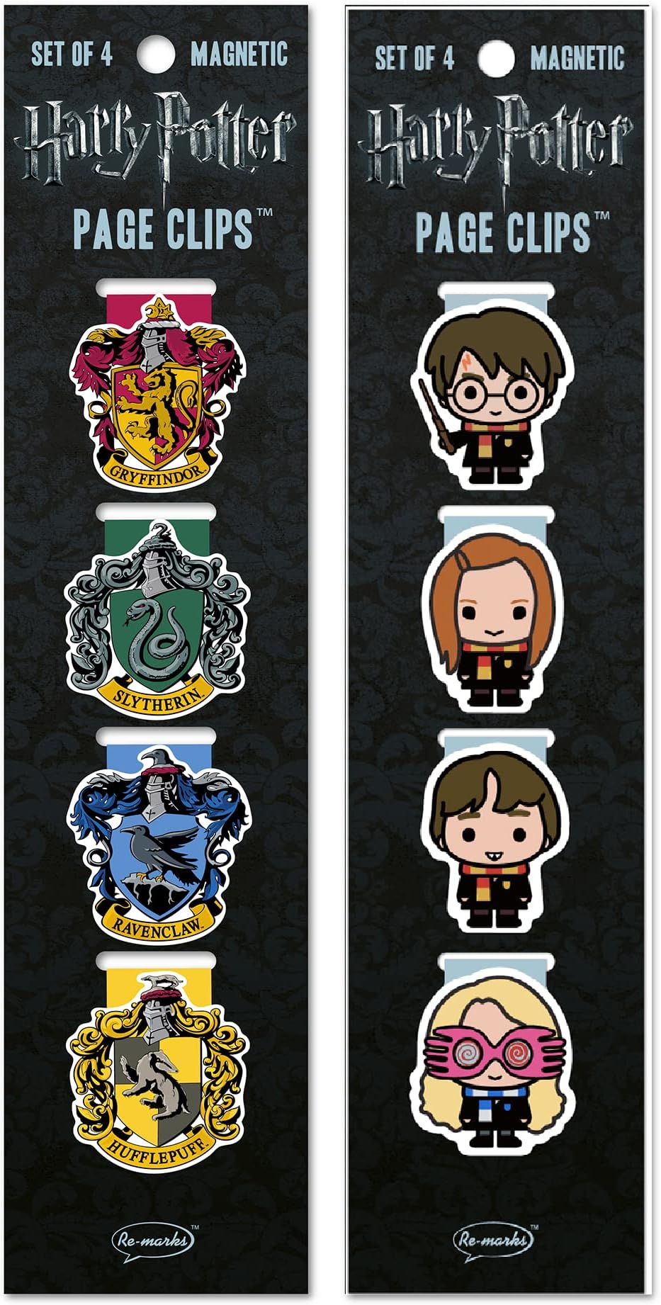 Re-marks Harry Potter Students and Crests Page Clip 2 Pack