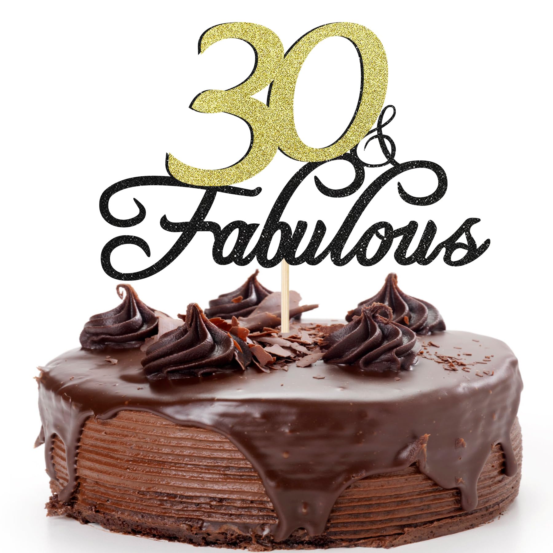 Lot De 20 Décorations Dorées à Paillettes Pour Cupcake, Fête D'anniversaire Champion