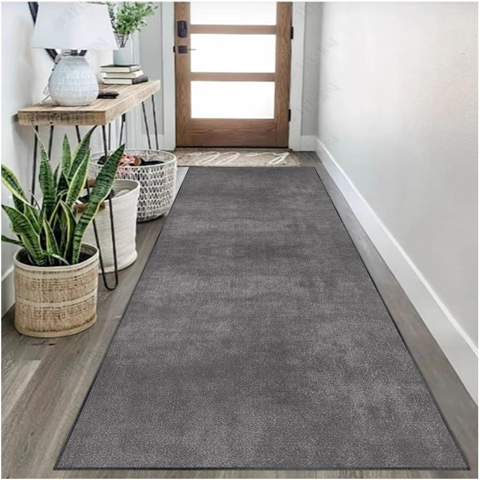 Alfombra Antideslizante para Pasillos, Alfombra Entrada Casa Salón, 70 x 140 cm Larga Alfombrilla para Pasillos Antideslizante Lavable Alfombra área Alfombra para Pasillo Cocina Entrada Interior