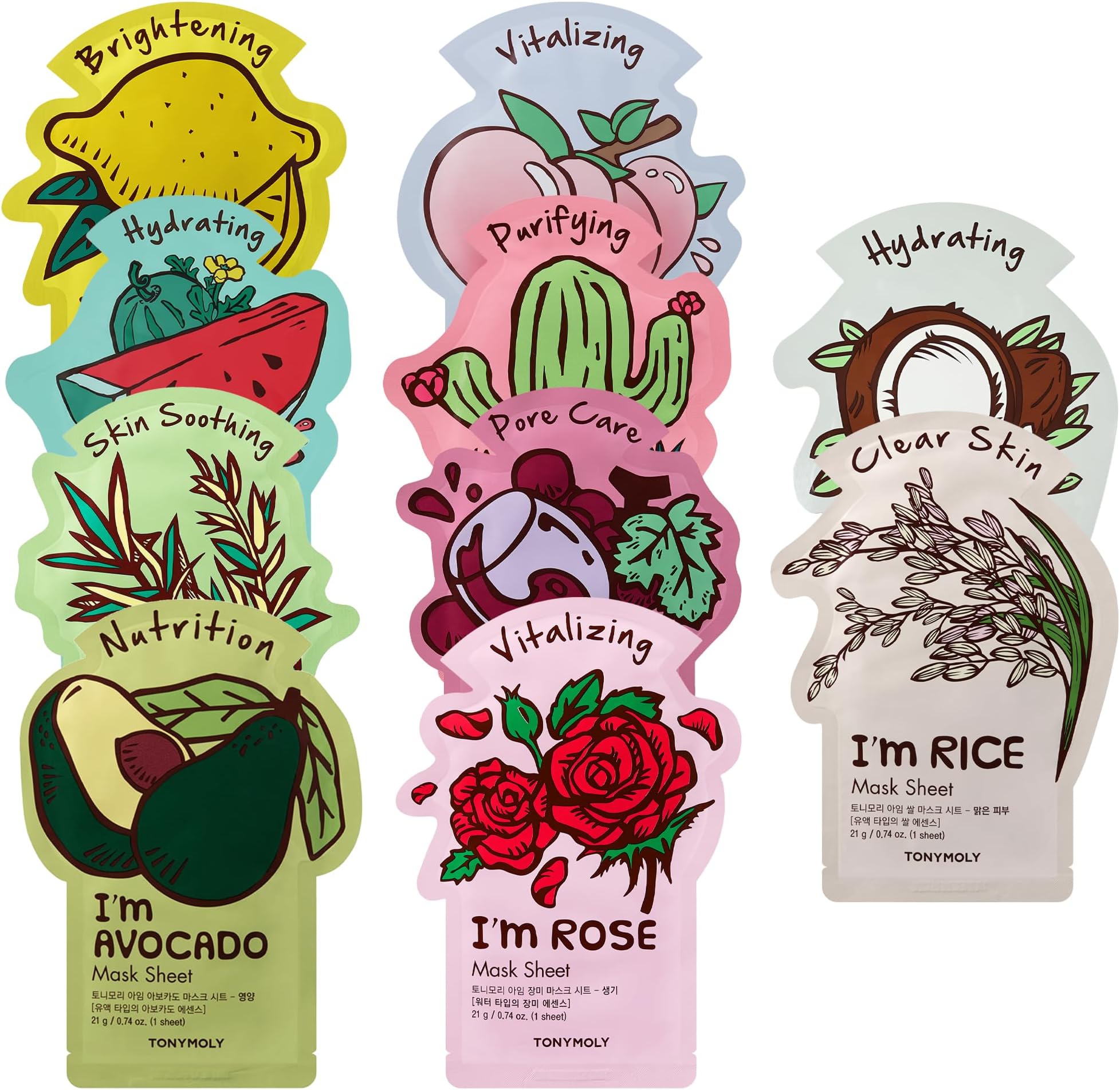 I'm Real Sheet Mask, Pack of 10