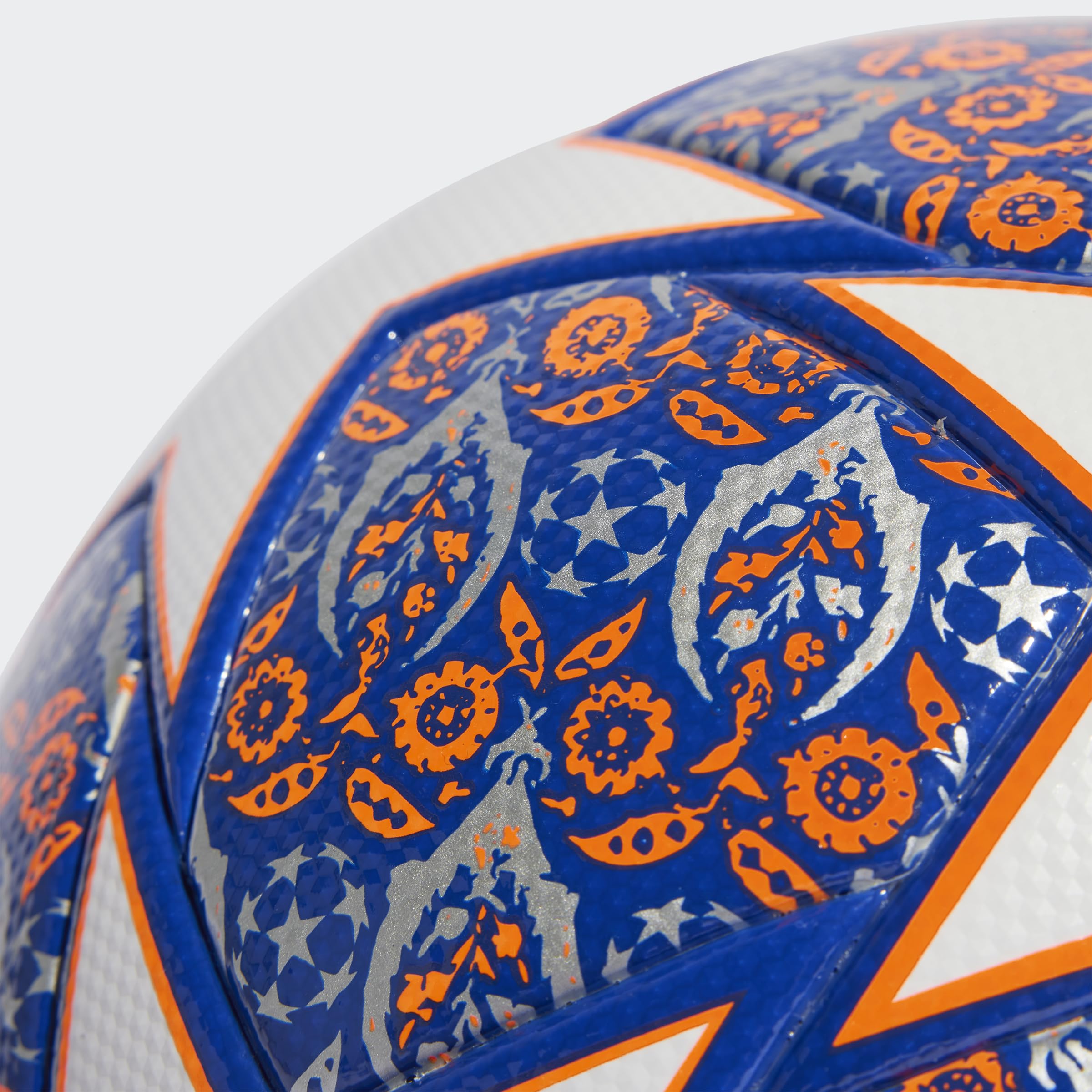 adidas Unisex - Adulto Pallone Da Calcio Ucl Lge Is, White/Team Royal Blue/Solar Orange/Silver Met., HU1580, 4