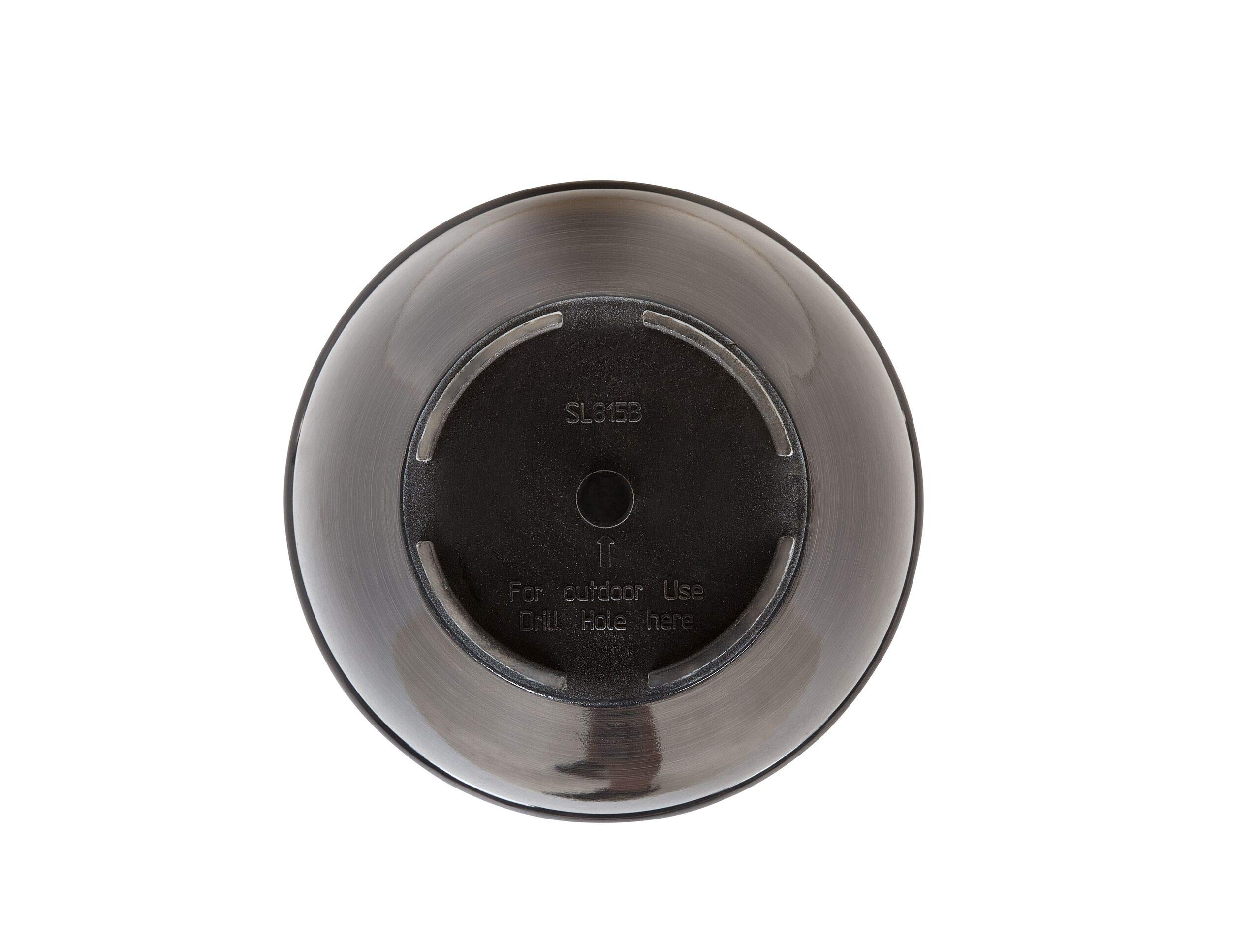 Beliani Grand Cache-Pot Rond Marron, Diamètre 44 cm en Mélange de Fibres au Design Moderne Idéal pour Intérieur et Extérieur