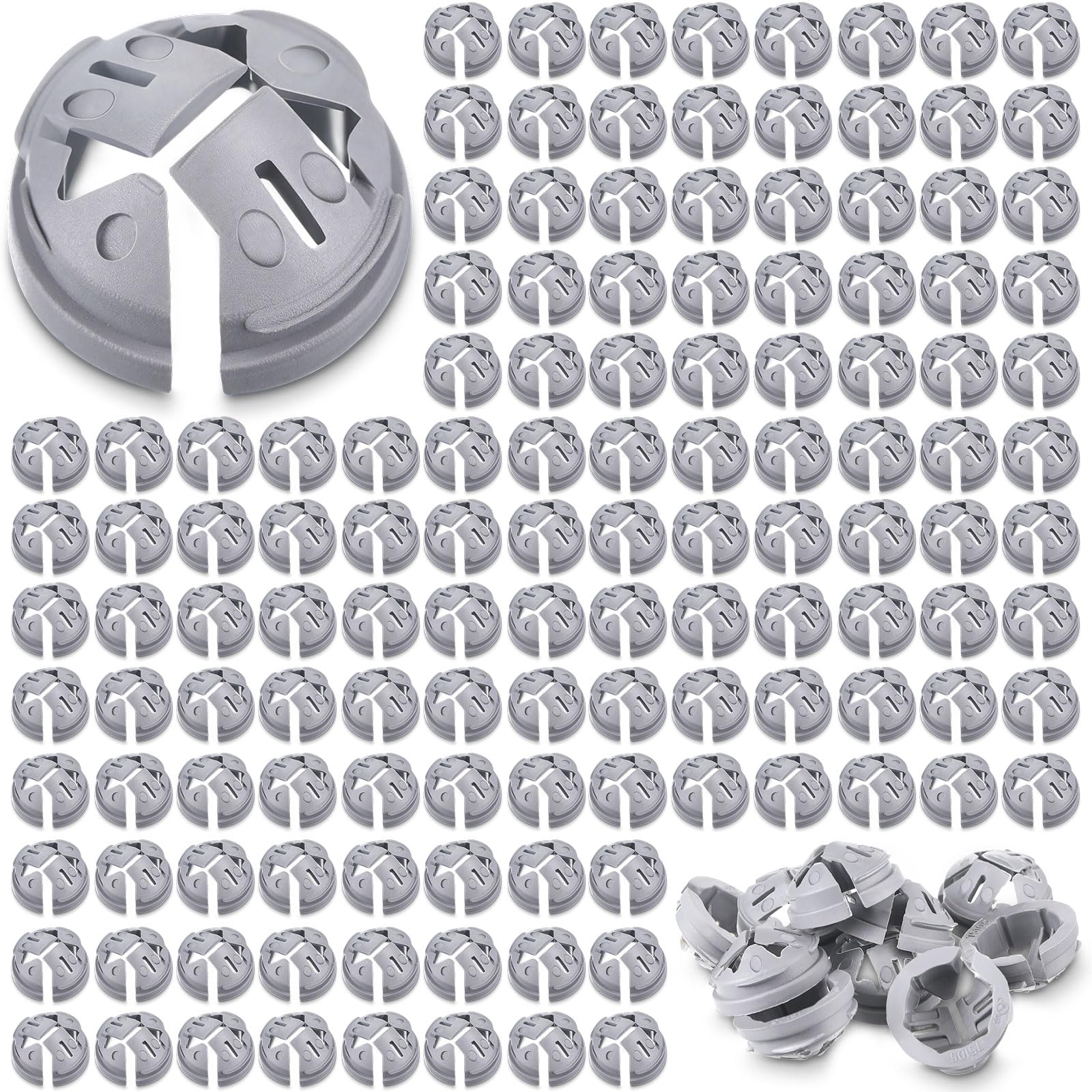 Sintuff 50 Pcs 3/8 in. - 1/2 in. Push in Cable Connector Bulk — Amazon image 6