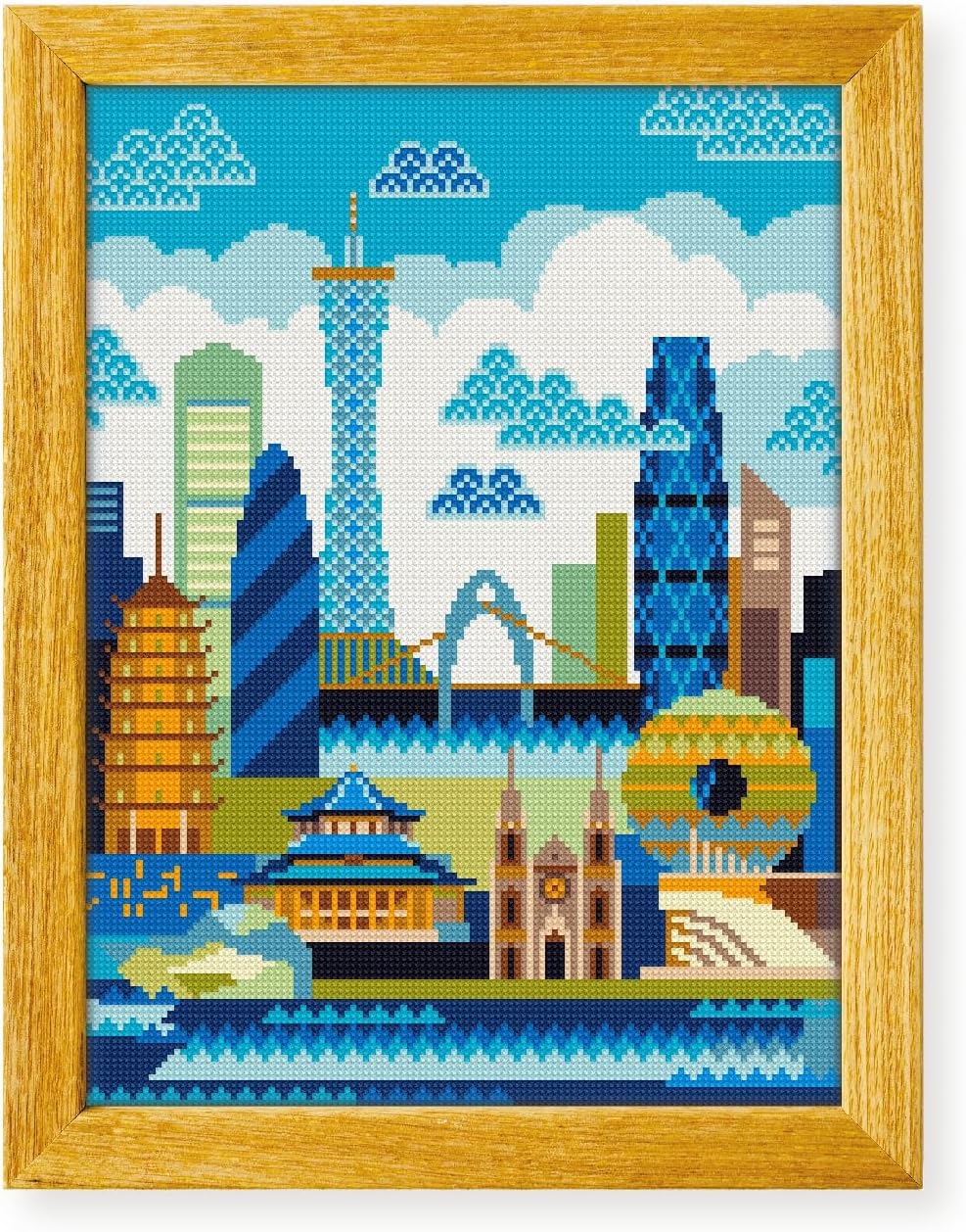 Awesome Pattern Studio Guangzhou DS645, Diamond Painting Kit, Diamond Art Kits for Adults, Full Drill 5D Diamond Dots Kits. All Items Included.