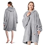 Wearable Blanket Hoodie - Oversized Hoodie Blanket, Sweatshirt Blanket for Women Men Adults