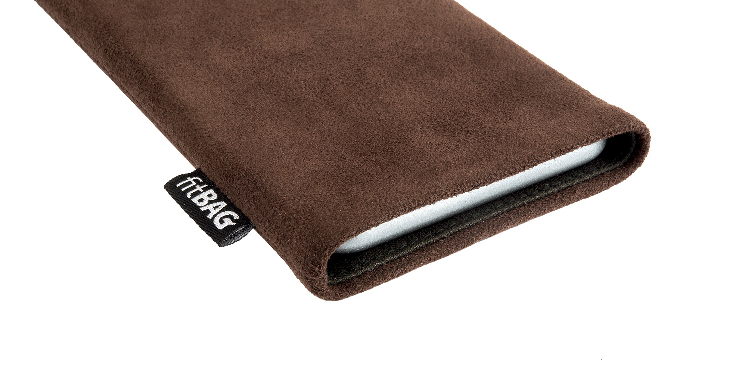 FitBAG Retro Brown Custom Tailored Sleeve For Motorola Moto - View #5