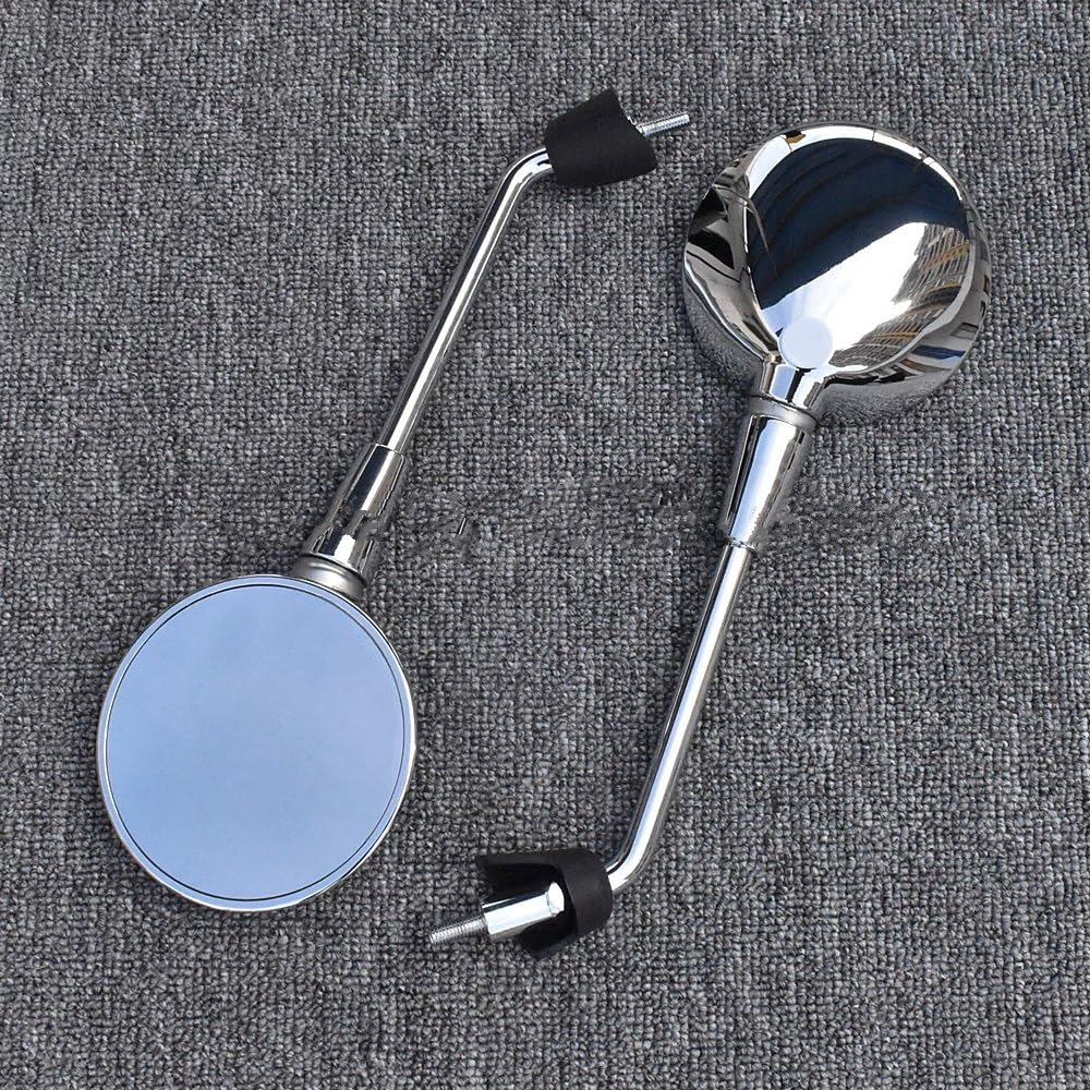 Accessori per Vespa GTS300 2019 2020 2021 Specchietti retrovisori a palo Lungo cromati per Scooter e Moto