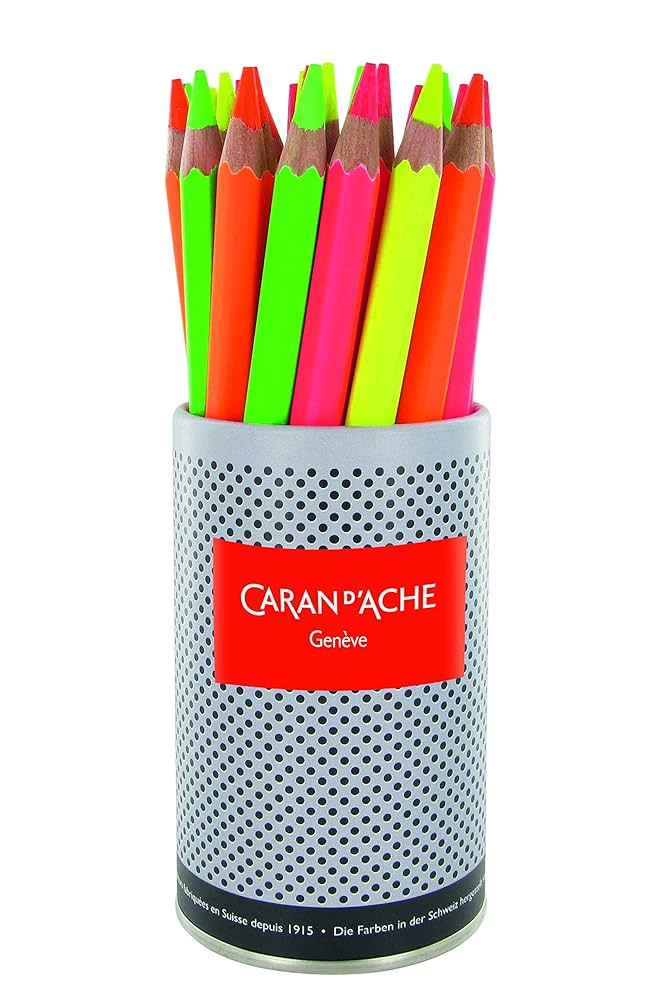 Amazon | CARAN D'ACHE カランダッシュ 色鉛筆 油性 マキシ