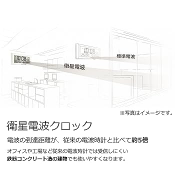 Amazon.co.jp: セイコークロック 掛け時計 ナチュラル 衛星 電波