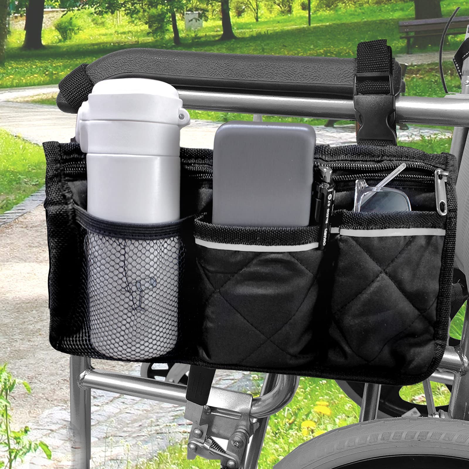 Buy YGYQZ Wheelchair Accessories, Waterproof Wheelchair Bags to Hang on