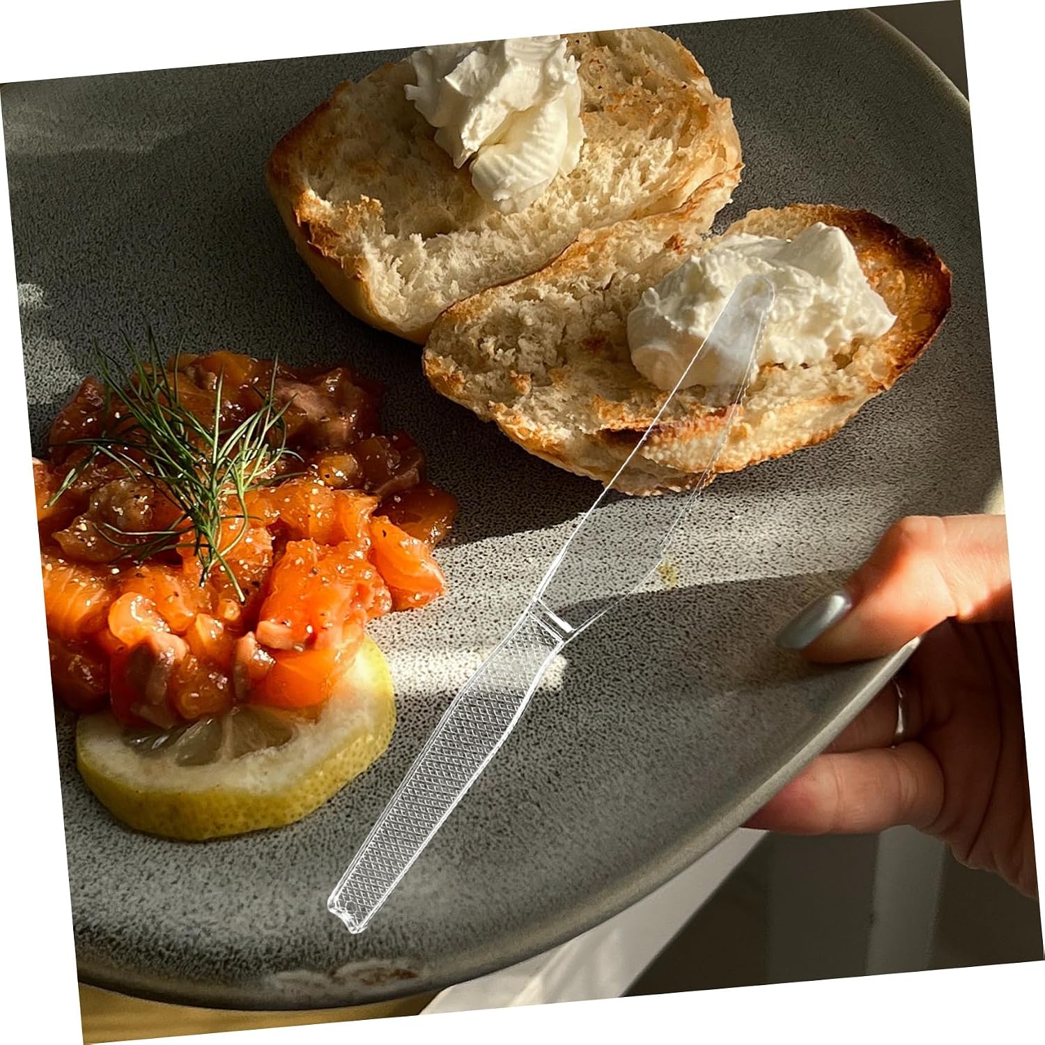 FOMIYES 2sets Disposable Plastic Cutters for Parties Each Convenient Utensils for Catering Takeaway and Social Gatherings