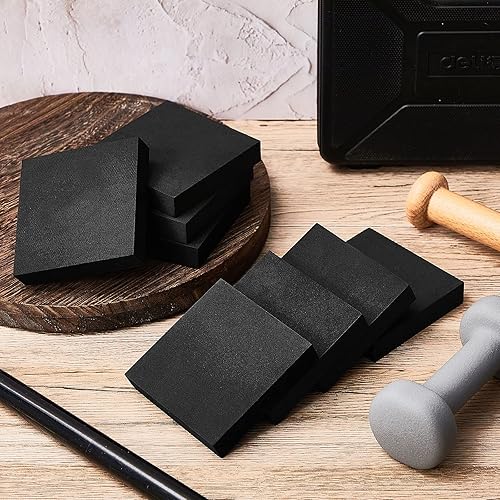 Miniatura 7 de 8 almohadillas antideslizantes para muebles de 4 x 4 x 34 pulgadas de grosor, almohadillas de goma de espuma de alta resistencia, pinzas de muebles