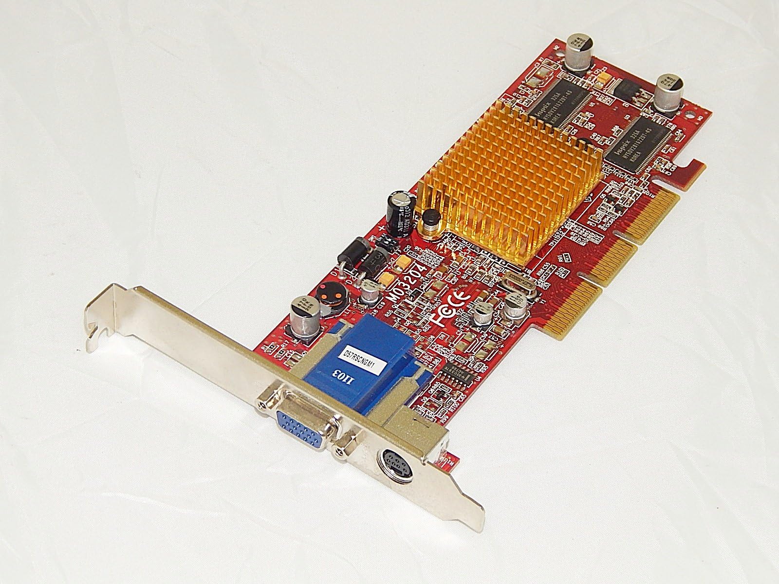 FIC A92L-64M ATI RADEON 9200 64MB 64-bit DDR 8X AGP Video Card w/D-Sub, S-Video (VGA Only)