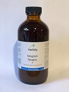 Fenugreek Herbal Tincture Liquid Extract, Hand Crafted Natural Medicine Remedies Herb Formula Drops, Non-GMO, Vegan, Gluten Free, No Fillers (Trigonella foenum-graecum) (250mL, 8.5oz)