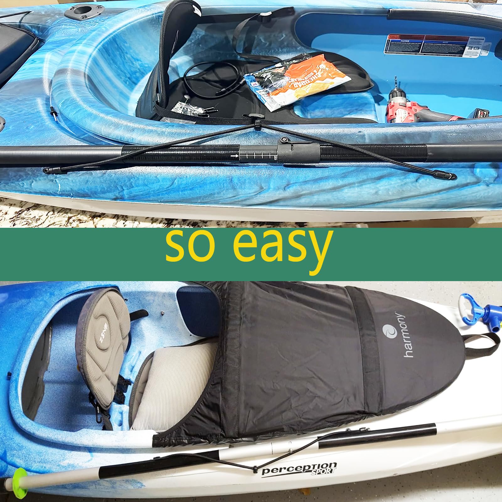 Paddleboard Kayak Paddle Keeper Support de Stockage Clip