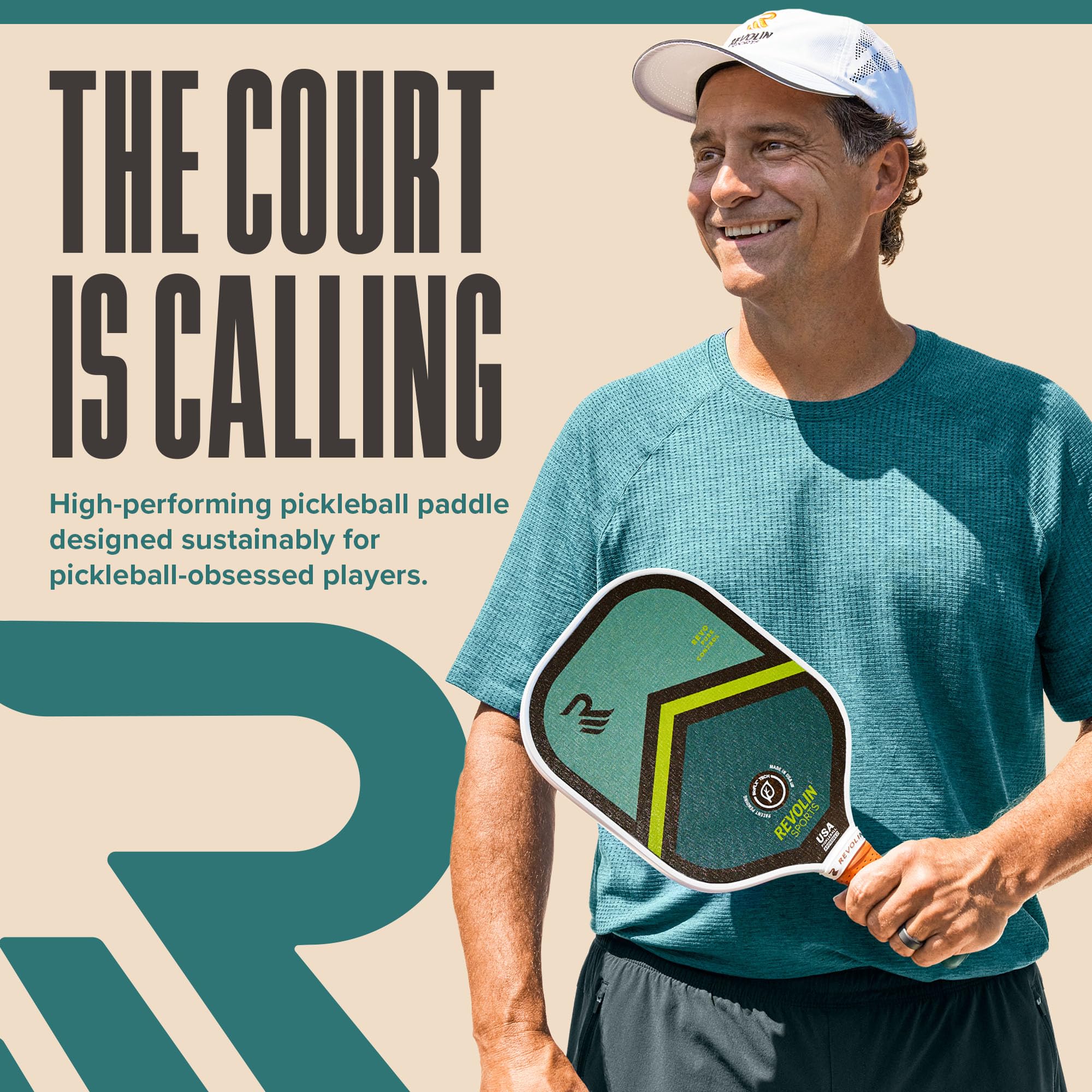 Revolin Sports Revo Pickleball - Racchetta da pickleball, approvata dagli Stati Uniti