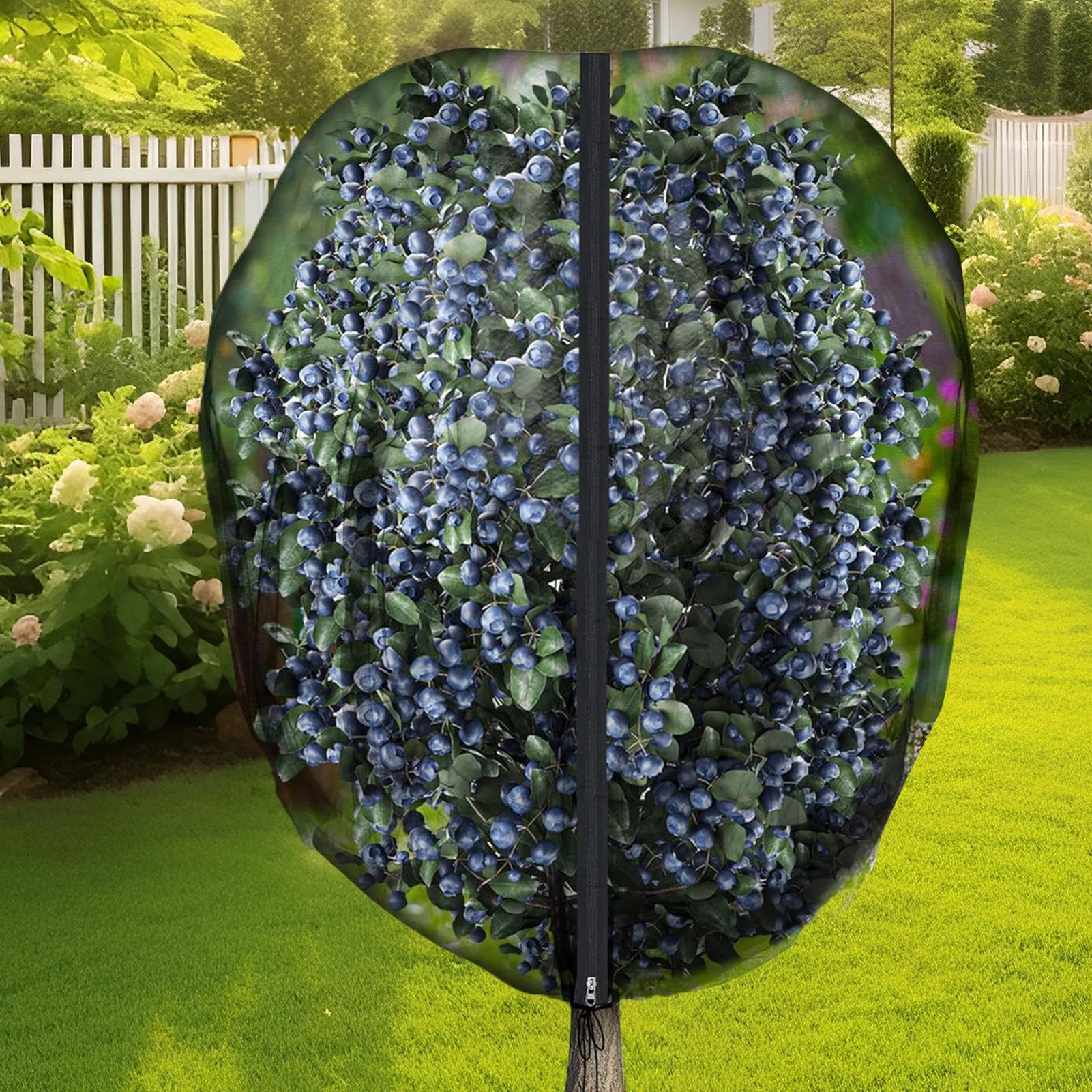 Filet pour Arbres Barrière de Protection en avec Cordon de Serrage et