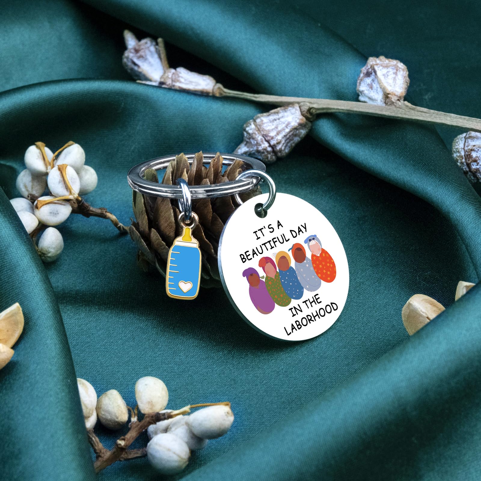 Labor And Delivery Gifts Midwife Gifts l&d Nurse Keychain ob nurse gifts It's A Beautiful Day In The Laborhood Appreciation Gift For Nurses Week Labor Day