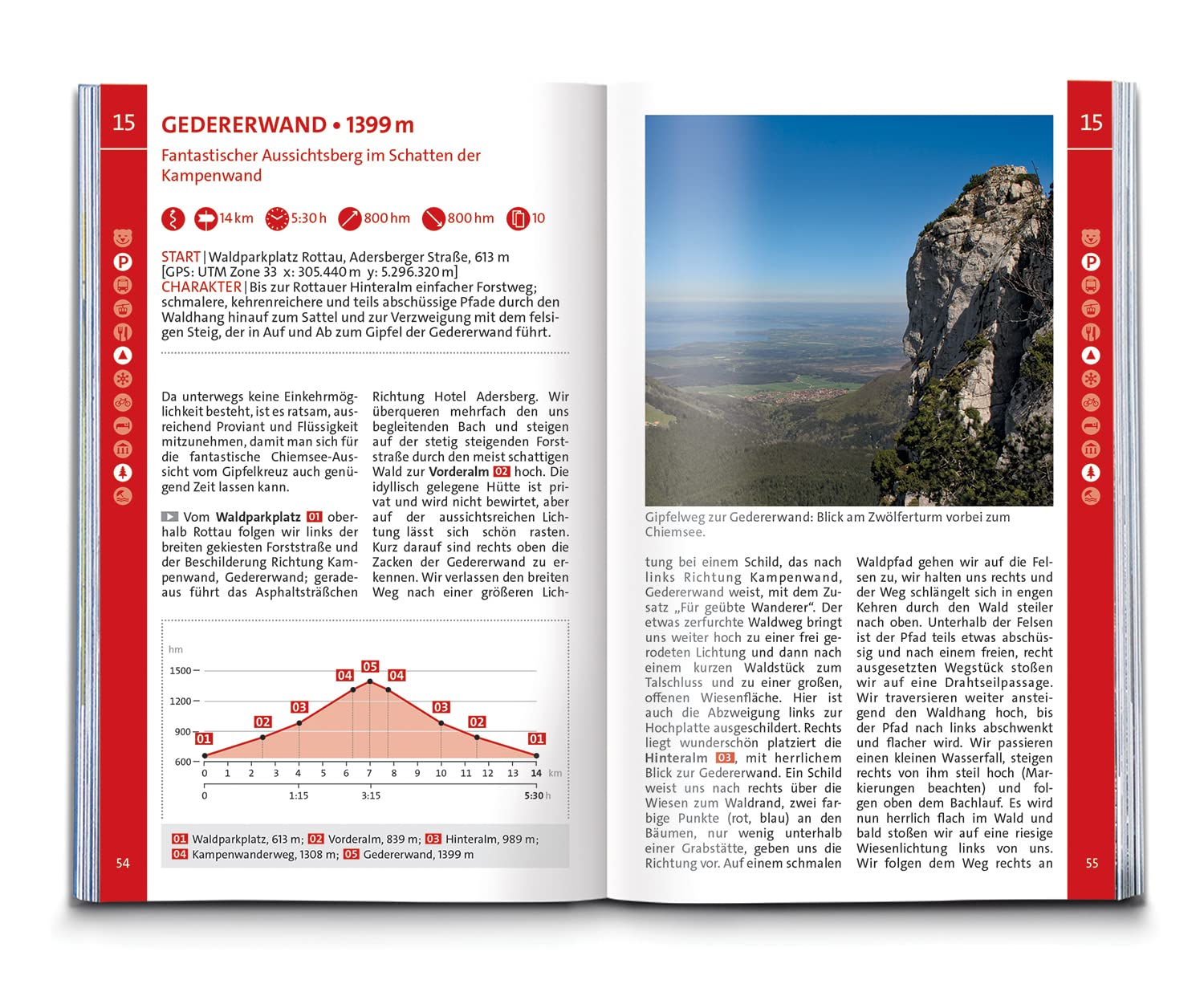 KOMPASS Wanderführer Chiemgauer Alpen, 65 Touren mit Extra-Tourenkarte: GPS-Daten zum Download