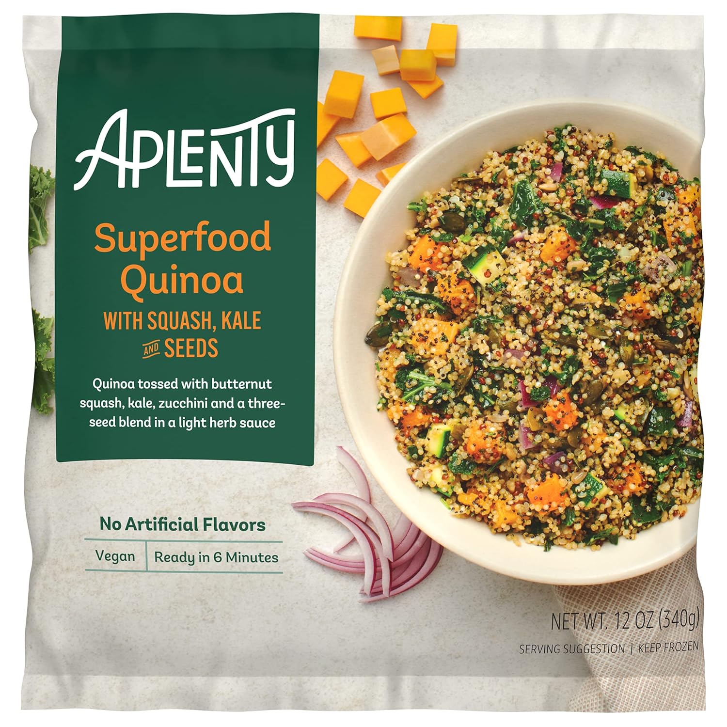 Amazon Brand Aplenty, Superfood Quinoa with Squash, Kale