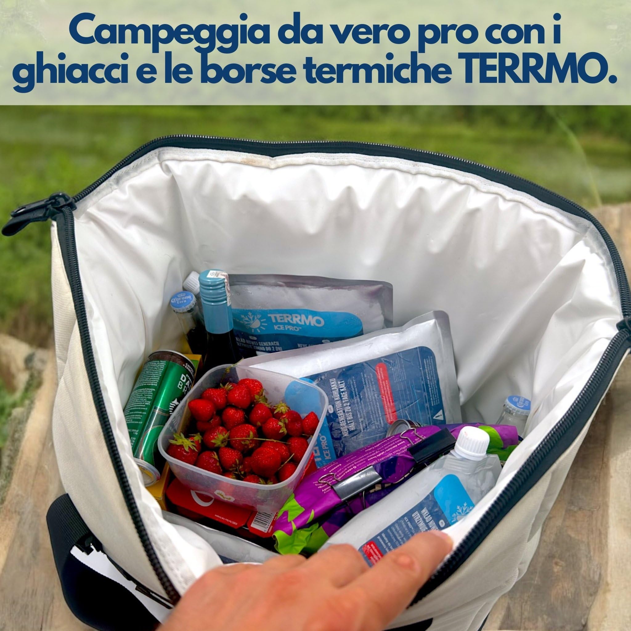 Siberini Ice Pro Mattonelle Ghiaccio Riutilizzabile Accumulatore di Freddo 1-4 Pz Grande Mini Borsa Frigo